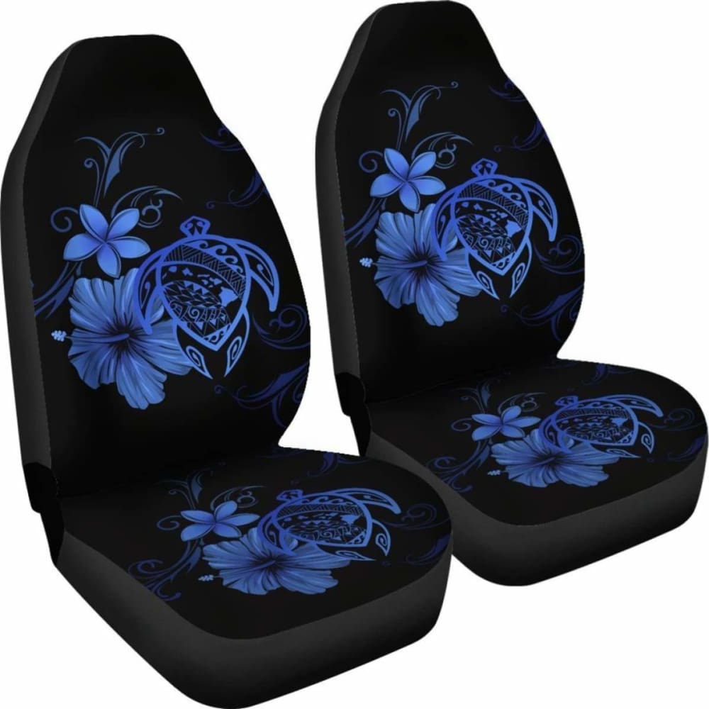 Hawaii Turtle Hibiscus Poly Purple Car Seat Covers - New - Awesome 091114 - YourCarButBetter