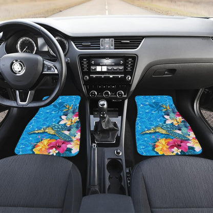 Hawaii Turtle Kanaka Maoli Hibiscus Car Floor Mats 210803 - YourCarButBetter
