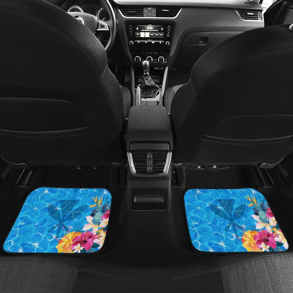 Hawaii Turtle Kanaka Maoli Hibiscus Car Floor Mats 210803 - YourCarButBetter