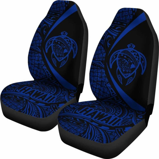 Hawaii Turtle Map Polynesian Car Seat Covers - Blue - Best Look - New 091114 - YourCarButBetter