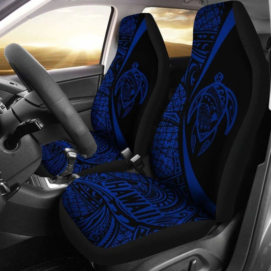 Hawaii Turtle Map Polynesian Car Seat Covers - Blue - Best Look - New 091114 - YourCarButBetter