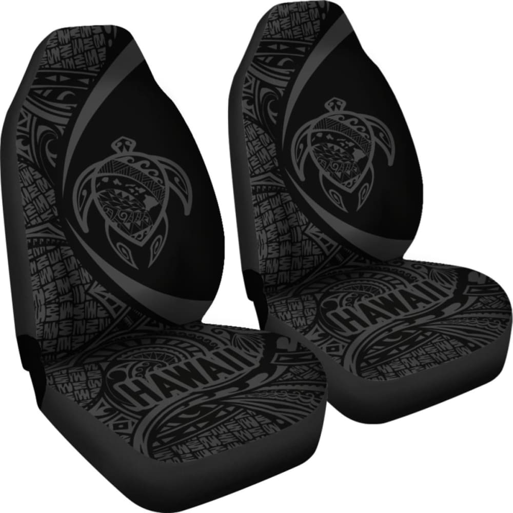Hawaii Turtle Map Polynesian Car Seat Covers - Gray - Best Look - New 091114 - YourCarButBetter