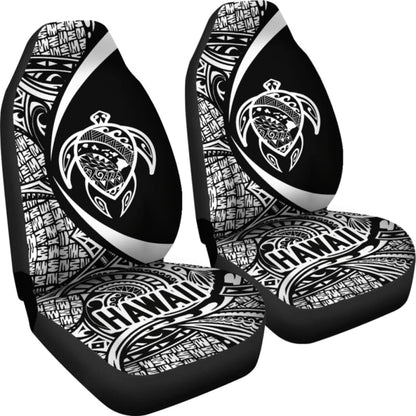 Hawaii Turtle Map Polynesian Car Seat Covers - White - Best Look - New 091114 - YourCarButBetter