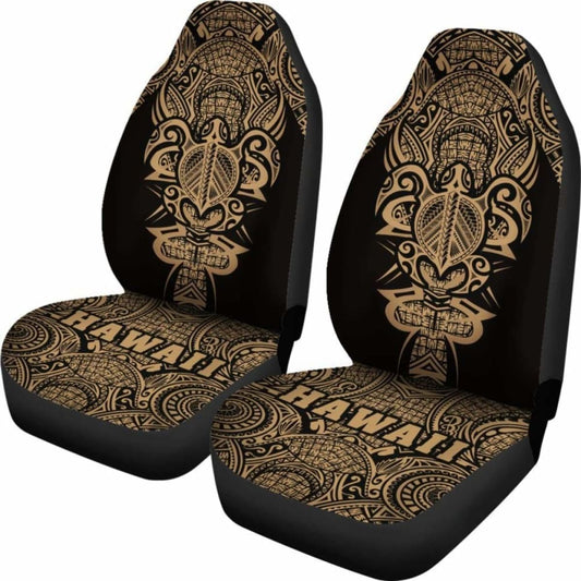 Hawaii Turtle Polynesian Car Seat Cover - Gold - Armor Style - New 091114 - YourCarButBetter
