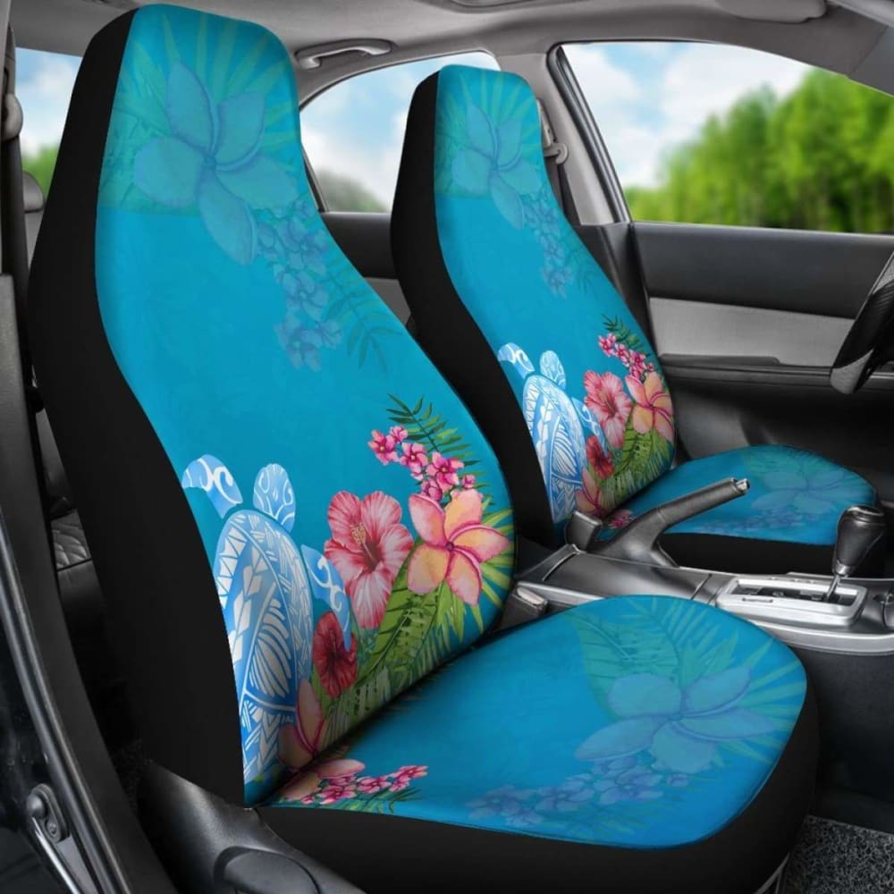 Hawaii Turtle Tropical Hibiscus Car Seat Covers Best 091114 - YourCarButBetter