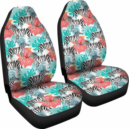 Hawaii Zebra Tropical Hibiscus Car Seat Covers 232125 - YourCarButBetter