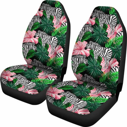Hawaii Zebra Tropical Hibiscus Car Seat Covers 232125 - YourCarButBetter