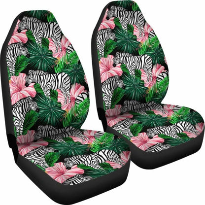Hawaii Zebra Tropical Hibiscus Car Seat Covers 232125 - YourCarButBetter