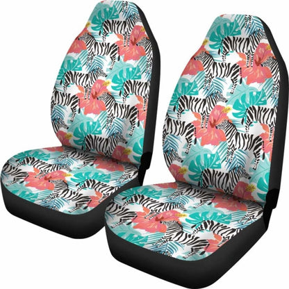 Hawaii Zebra Tropical Hibiscus Car Seat Covers 232125 - YourCarButBetter