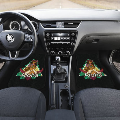 Hawaiian Aloha Printing Car Floor Mats 210803 - YourCarButBetter