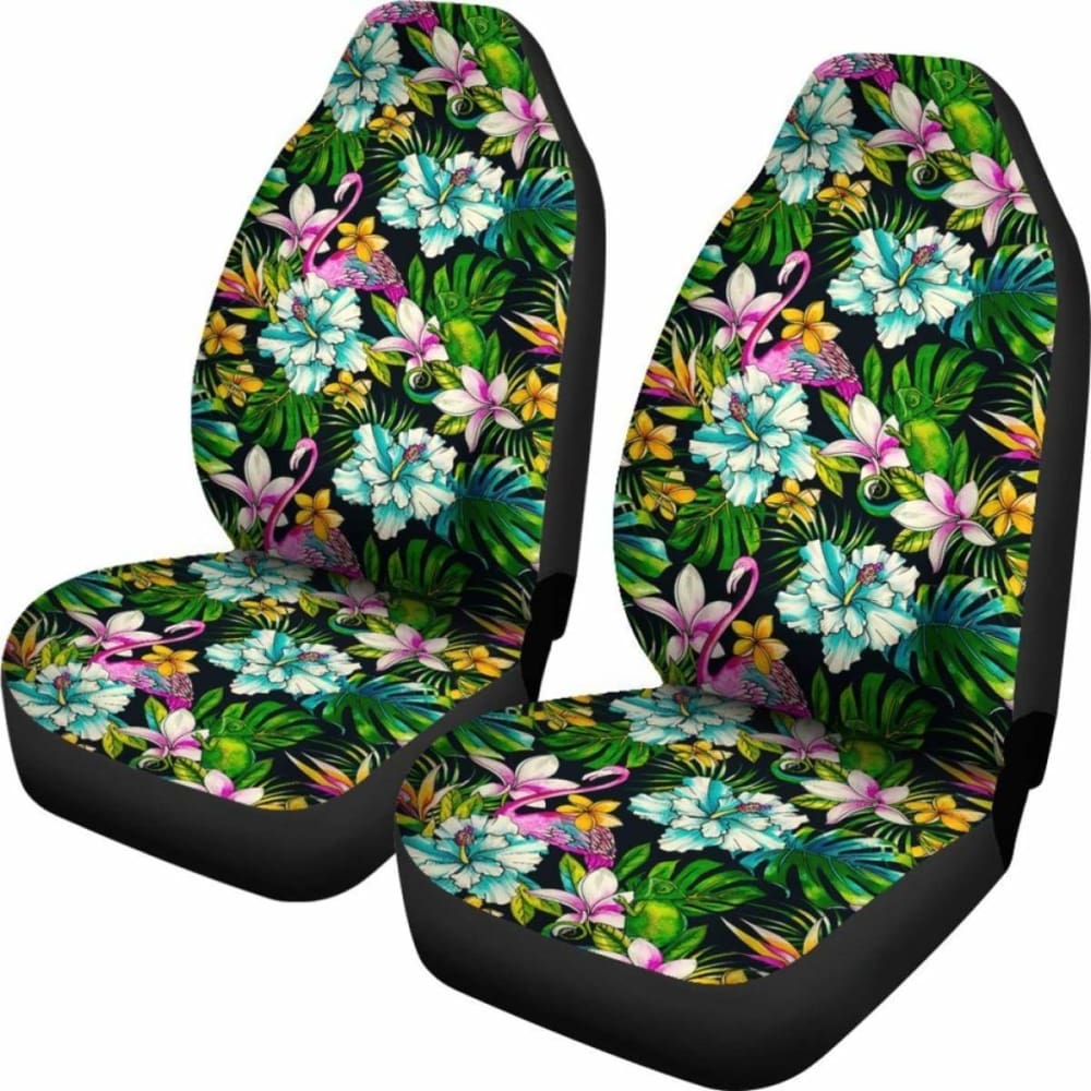 Hawaiian Animals And Tropical Flowers Car Seat Cover Amazing 105905 - YourCarButBetter