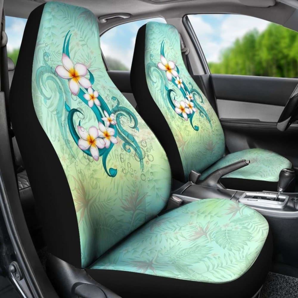 Hawaiian Car Seat Covers - Hawaii Plumeria Flower Amazing 105905 - YourCarButBetter