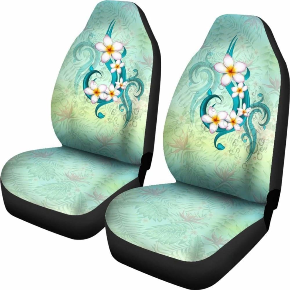 Hawaiian Car Seat Covers - Hawaii Plumeria Flower Amazing 105905 - YourCarButBetter