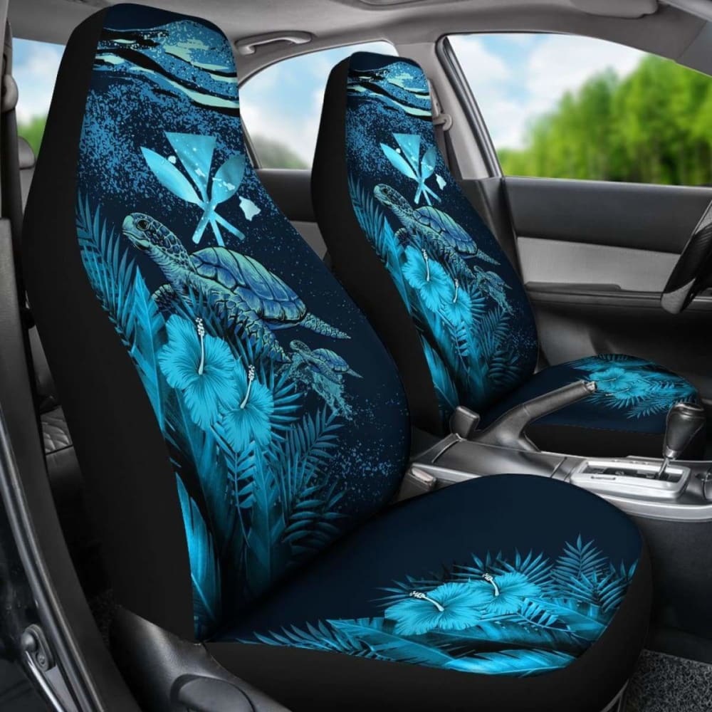 Hawaiian Car Seat Covers Kanaka Maoli Turtle (Set Of Two) 091114 - YourCarButBetter
