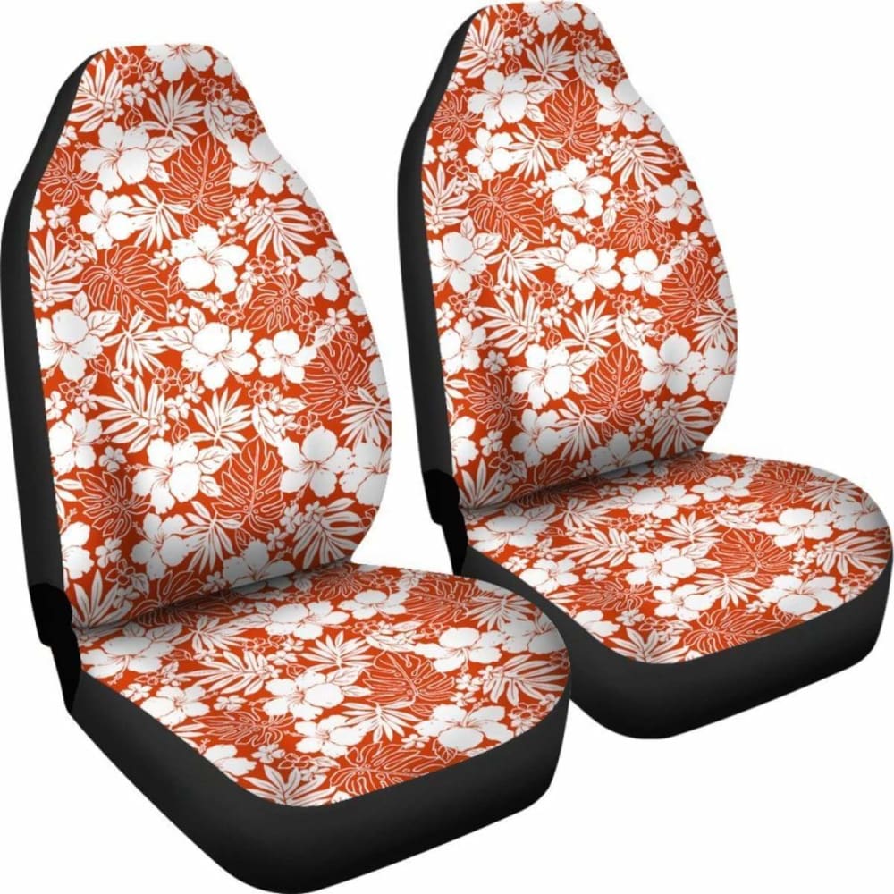 Hawaiian Hibiscus Flower Pattern Car Seat Cover - 232125 - YourCarButBetter