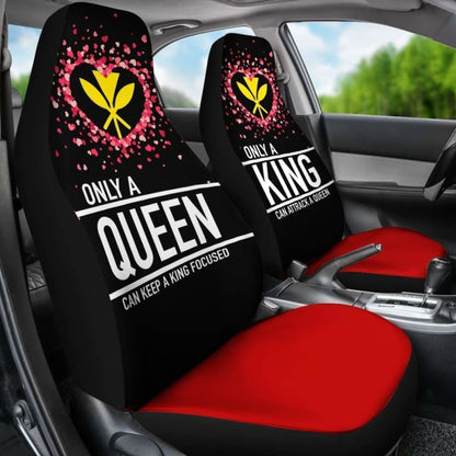 (Hawaiian) Kanaka Maoli Car Seat Covers Couple Valentine Nothing Make Sense 105905 - YourCarButBetter