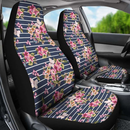 Hawaiian Tropical Butterfly Pink Car Seat Cover Amazing 105905 - YourCarButBetter