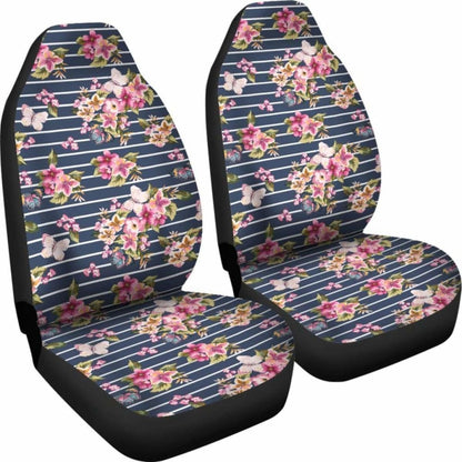 Hawaiian Tropical Butterfly Pink Car Seat Cover Amazing 105905 - YourCarButBetter