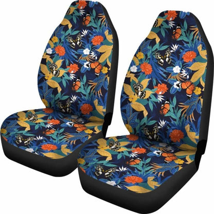 Hawaiian Tropical Buttterfly And Flower Car Seat Cover Amazing 105905 - YourCarButBetter