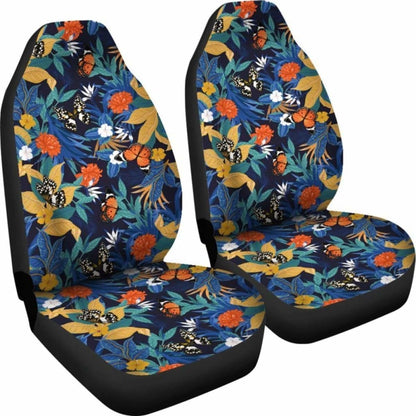 Hawaiian Tropical Buttterfly And Flower Car Seat Cover Amazing 105905 - YourCarButBetter