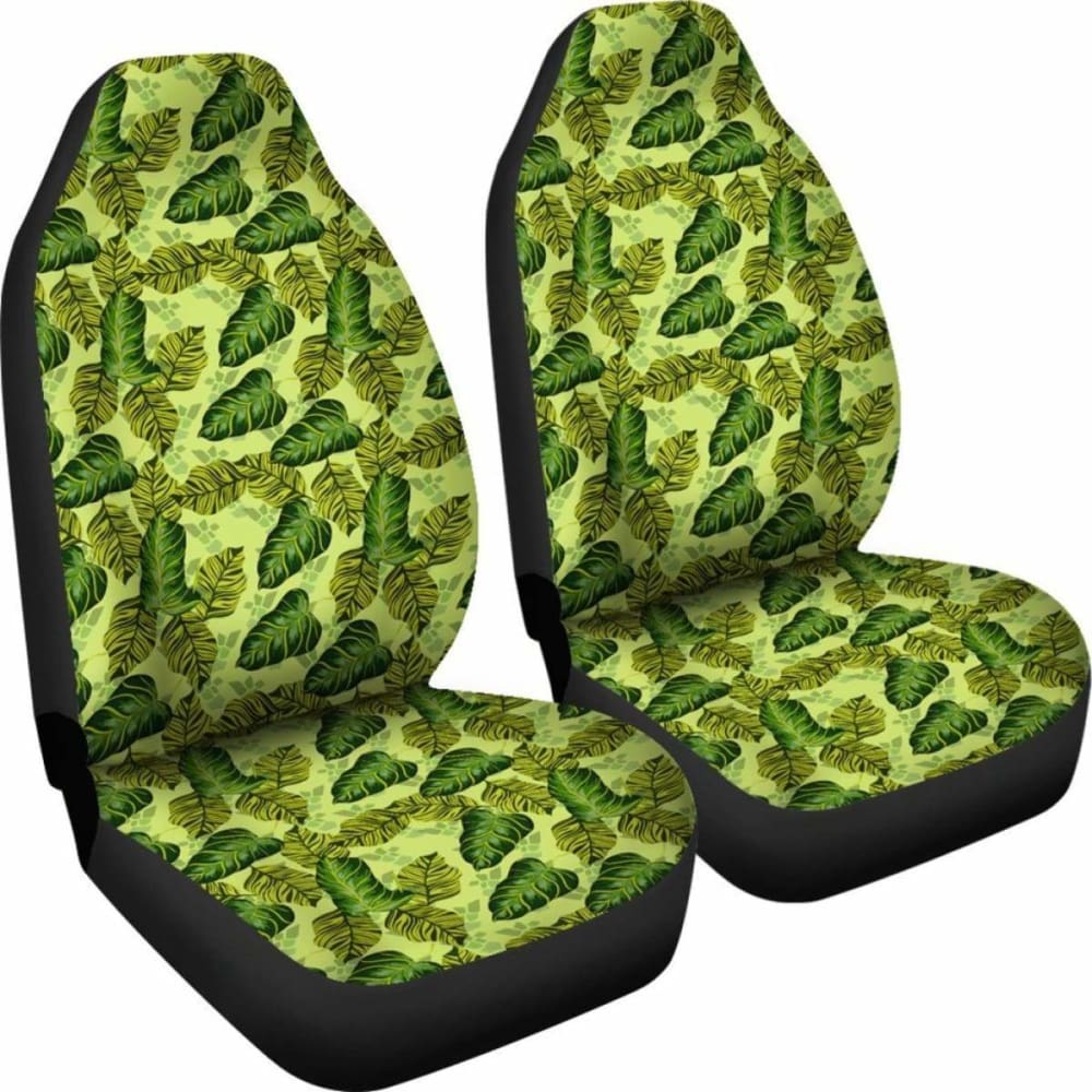 Hawaiian Tropical Green Car Seat Cover Amazing 105905 - YourCarButBetter