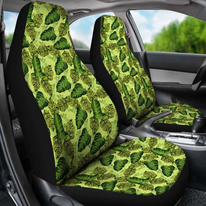 Hawaiian Tropical Green Car Seat Cover Amazing 105905 - YourCarButBetter