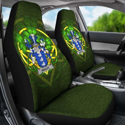 Healey Or O’Healey Ireland Car Seat Cover Celtic Shamrock (Set Of Two) 154230 - YourCarButBetter