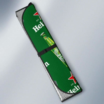 Heineken Car Sun Shade Auto Sun Visor For Beer Lover 102507 - YourCarButBetter