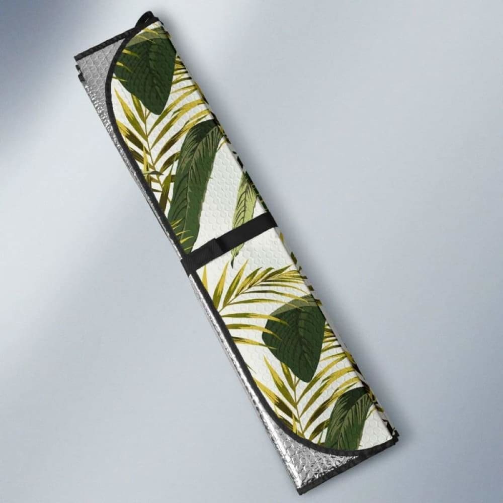 Heliconia Pattern Car Auto Sun Shades 182102 - YourCarButBetter