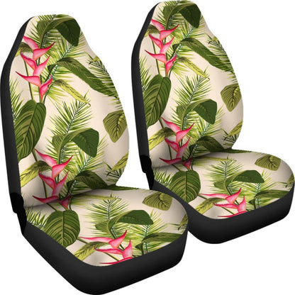 Heliconia Pattern Car Seat Covers 210103 - YourCarButBetter