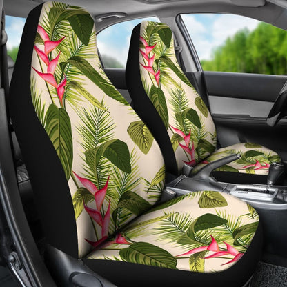 Heliconia Pattern Car Seat Covers 210103 - YourCarButBetter
