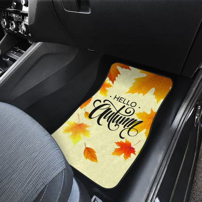 Hello Autumn Car Floor Mats Accessories 210205 - YourCarButBetter