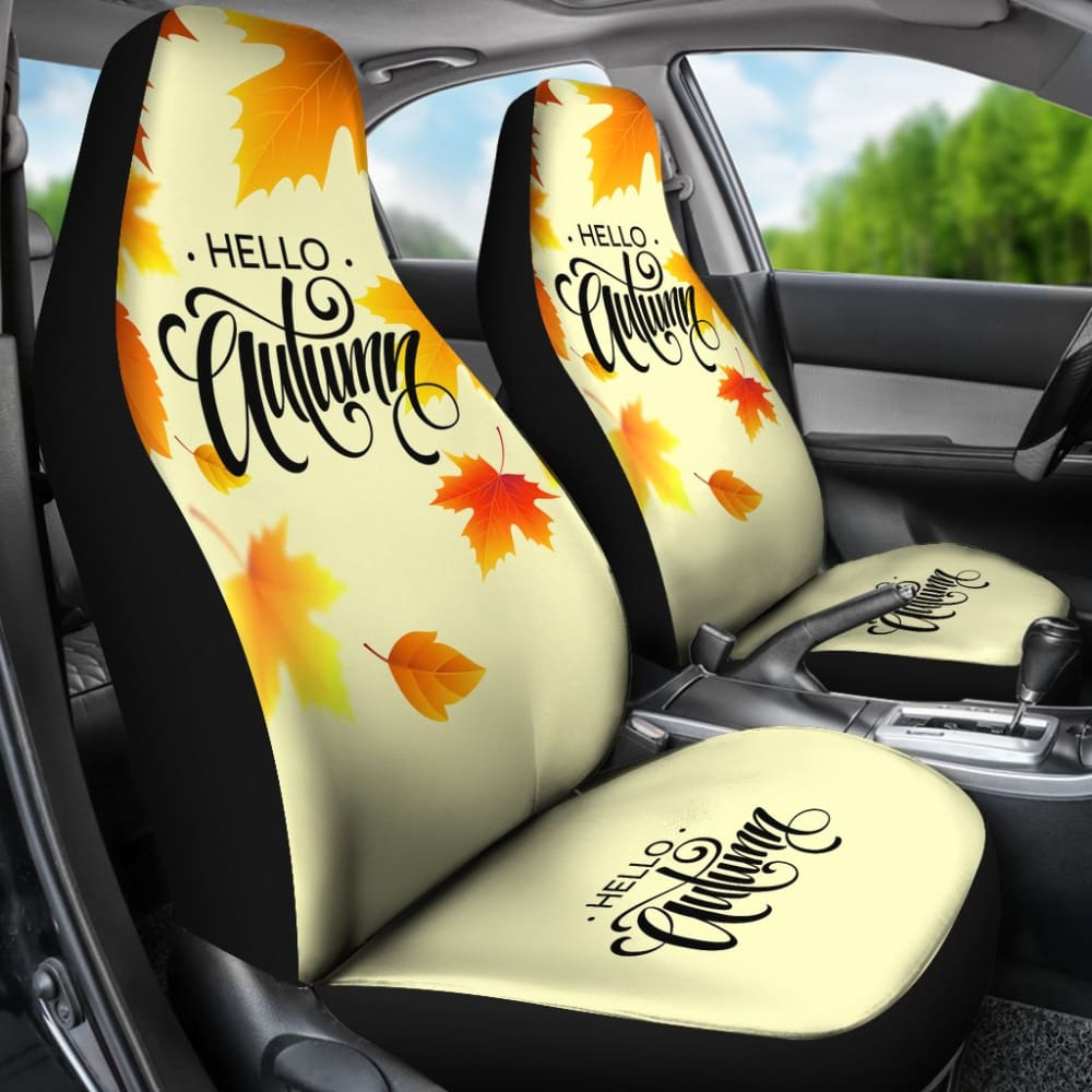 Hello Autumn Car Seat Covers Accessories 210205 - YourCarButBetter