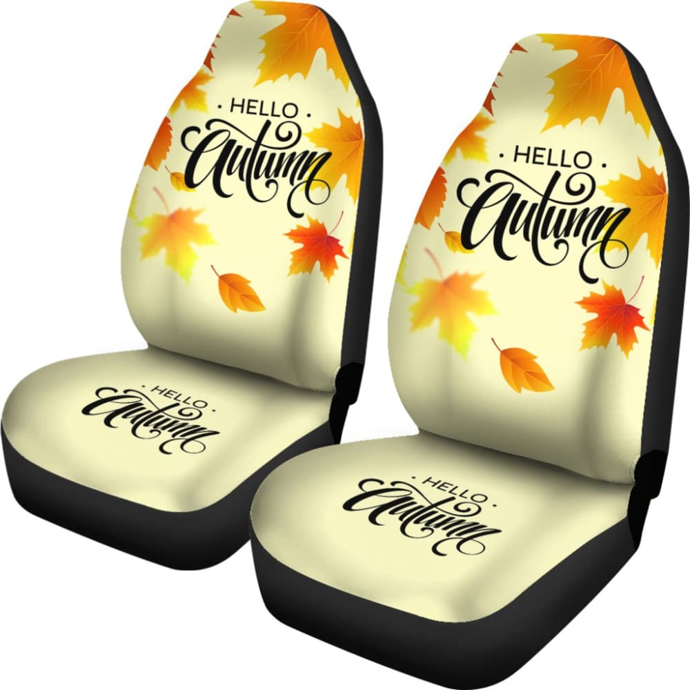 Hello Autumn Car Seat Covers Accessories 210205 - YourCarButBetter