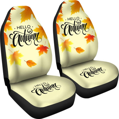 Hello Autumn Car Seat Covers Accessories 210205 - YourCarButBetter