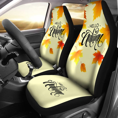 Hello Autumn Car Seat Covers Accessories 210205 - YourCarButBetter