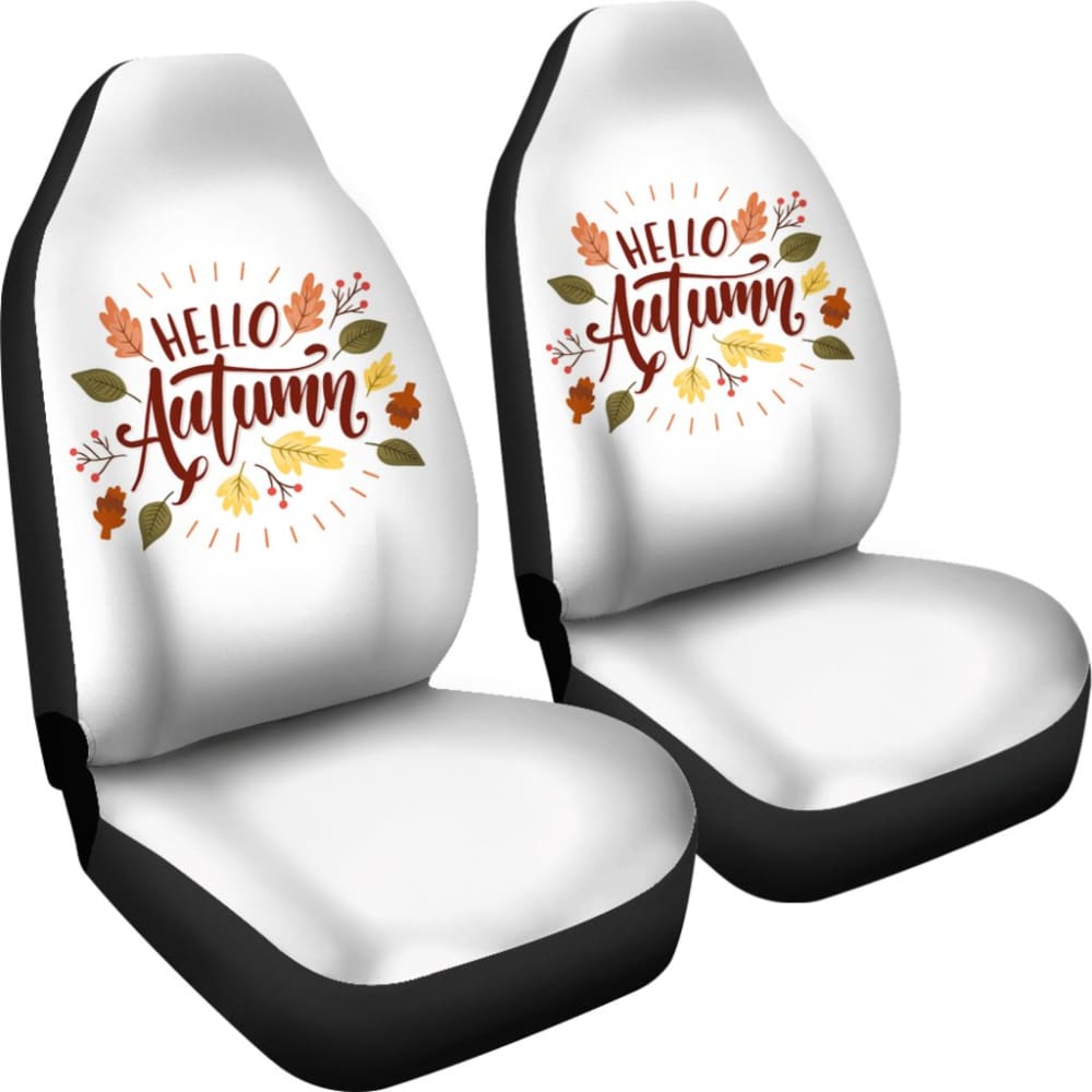 Hello Autumn Car Seat Covers Decoration 210205 - YourCarButBetter