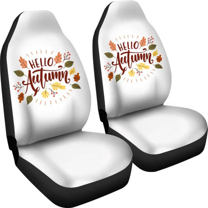 Hello Autumn Car Seat Covers Decoration 210205 - YourCarButBetter