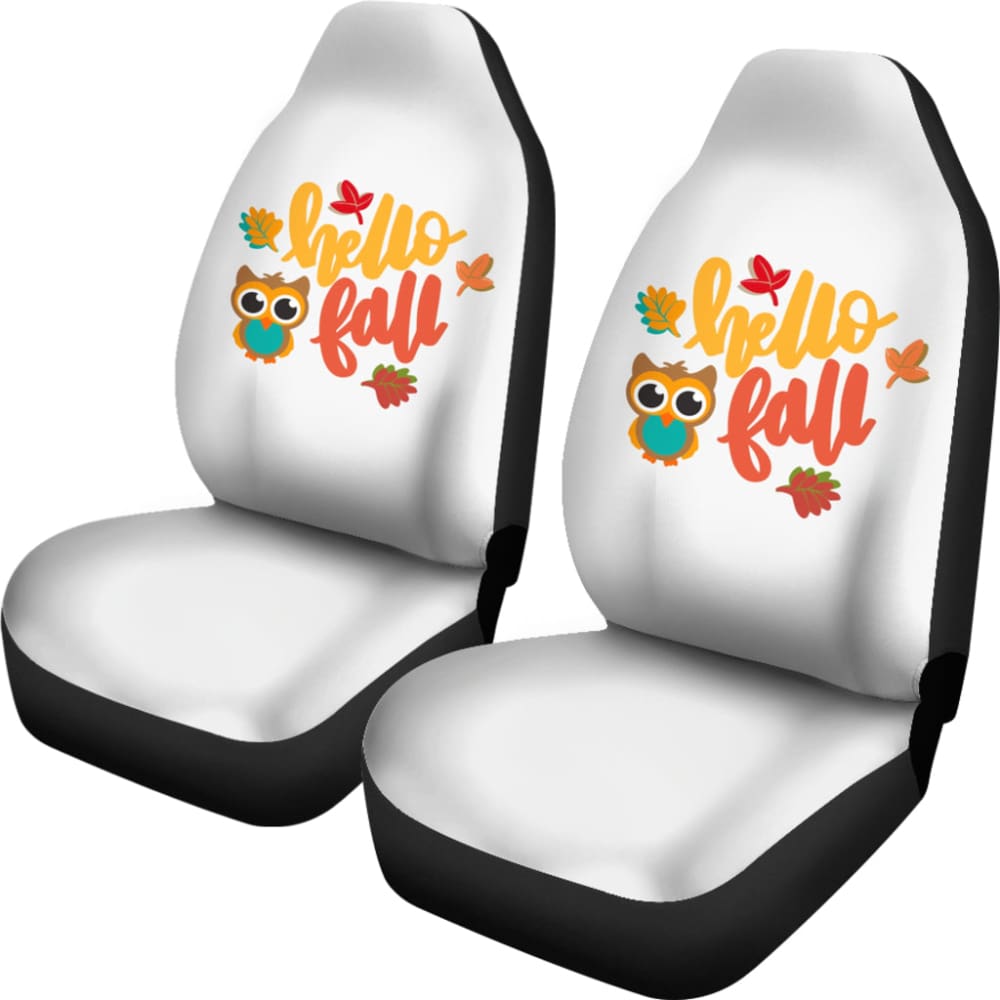 Hello Fall Amazing Gift Ideas Autumn Car Seat Covers 212001 - YourCarButBetter