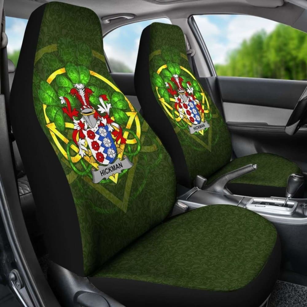 Hickman Ireland Car Seat Cover Celtic Shamrock (Set Of Two) 154230 - YourCarButBetter