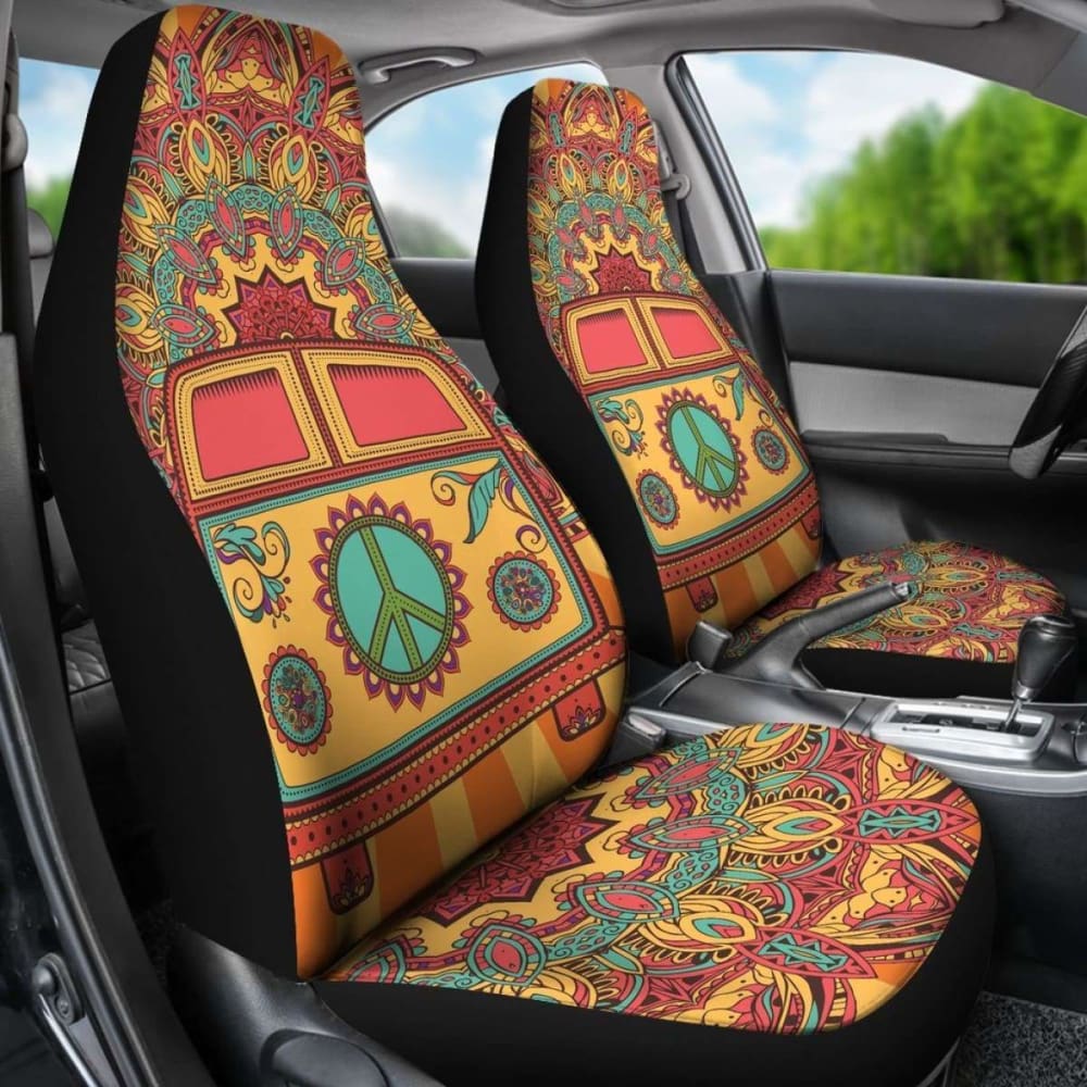 Hippie Van Car Seat Covers 105905 - YourCarButBetter
