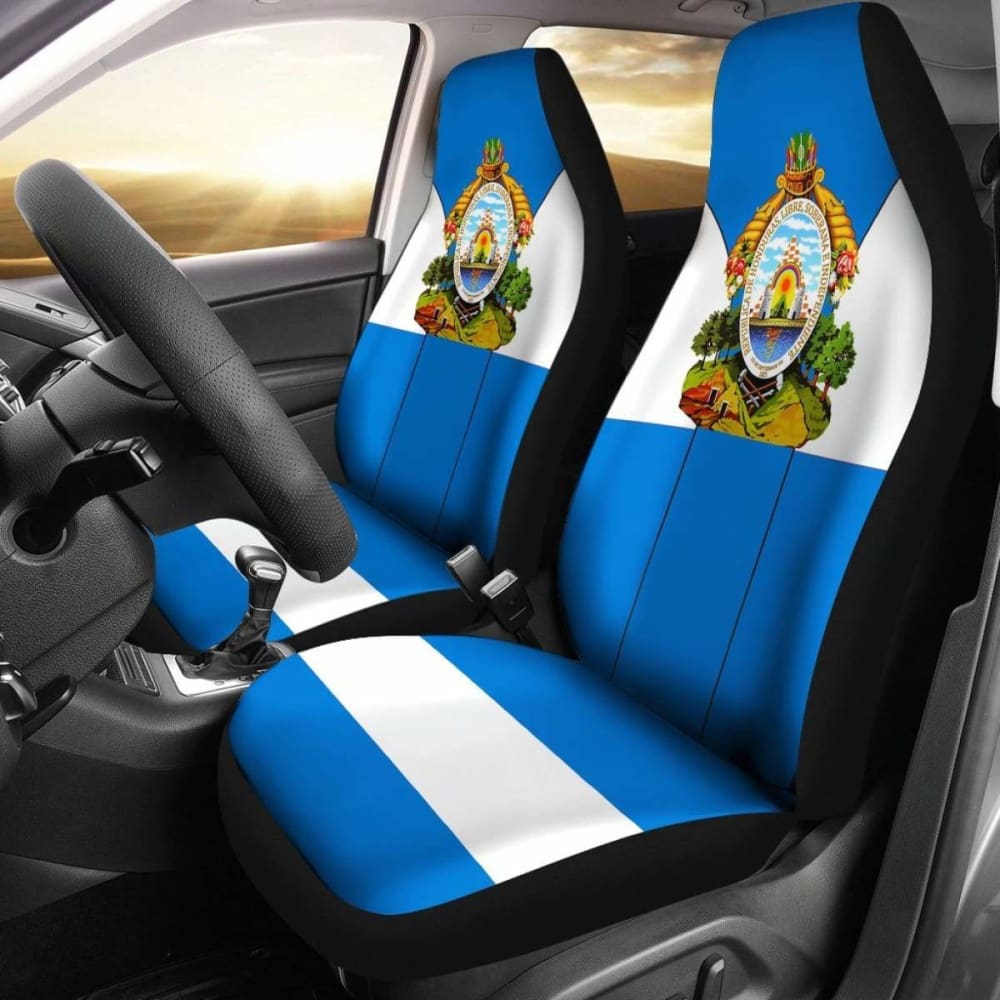 Honduras Car Seat Cover Coat Of Arms Amazing 105905 - YourCarButBetter