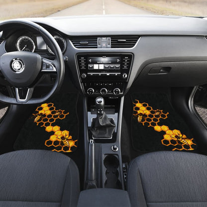 Honey Bee Car Floor Mats 210205 - YourCarButBetter