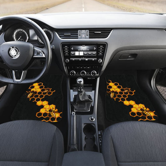 Honey Bee Car Floor Mats 210205 - YourCarButBetter