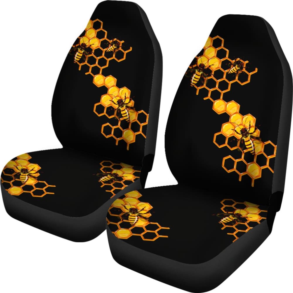 Honey Bee Car Seat Covers 210205 - YourCarButBetter