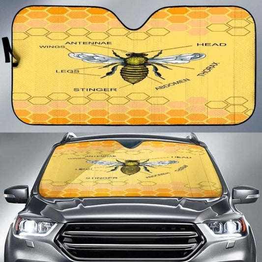 Honey Bee Car Sun Shades 460402 - YourCarButBetter