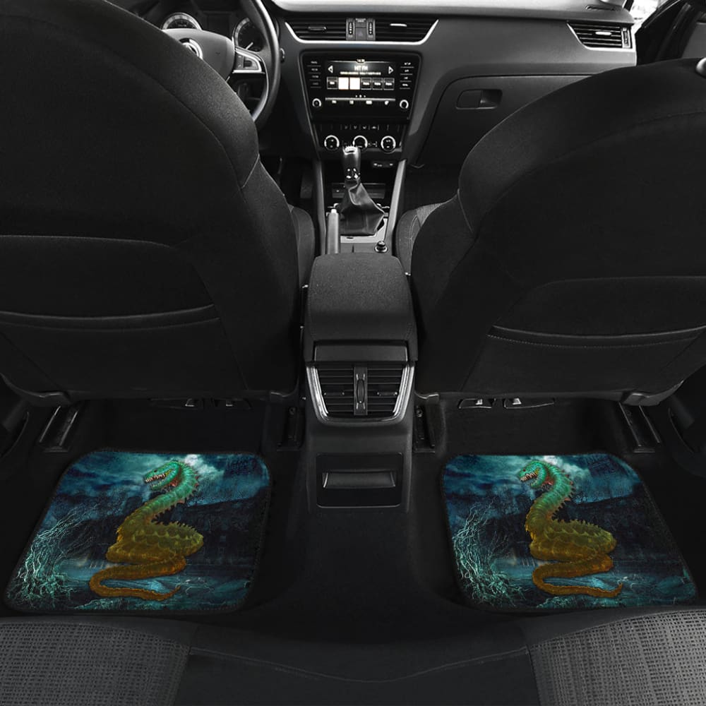 Horror Nightmare Zombie Snake Car Floor Mats 211301 - YourCarButBetter