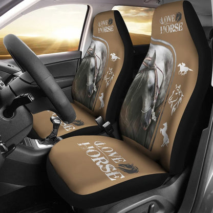 Horse Animal Car Seat Covers Horse Lover 184610 - YourCarButBetter