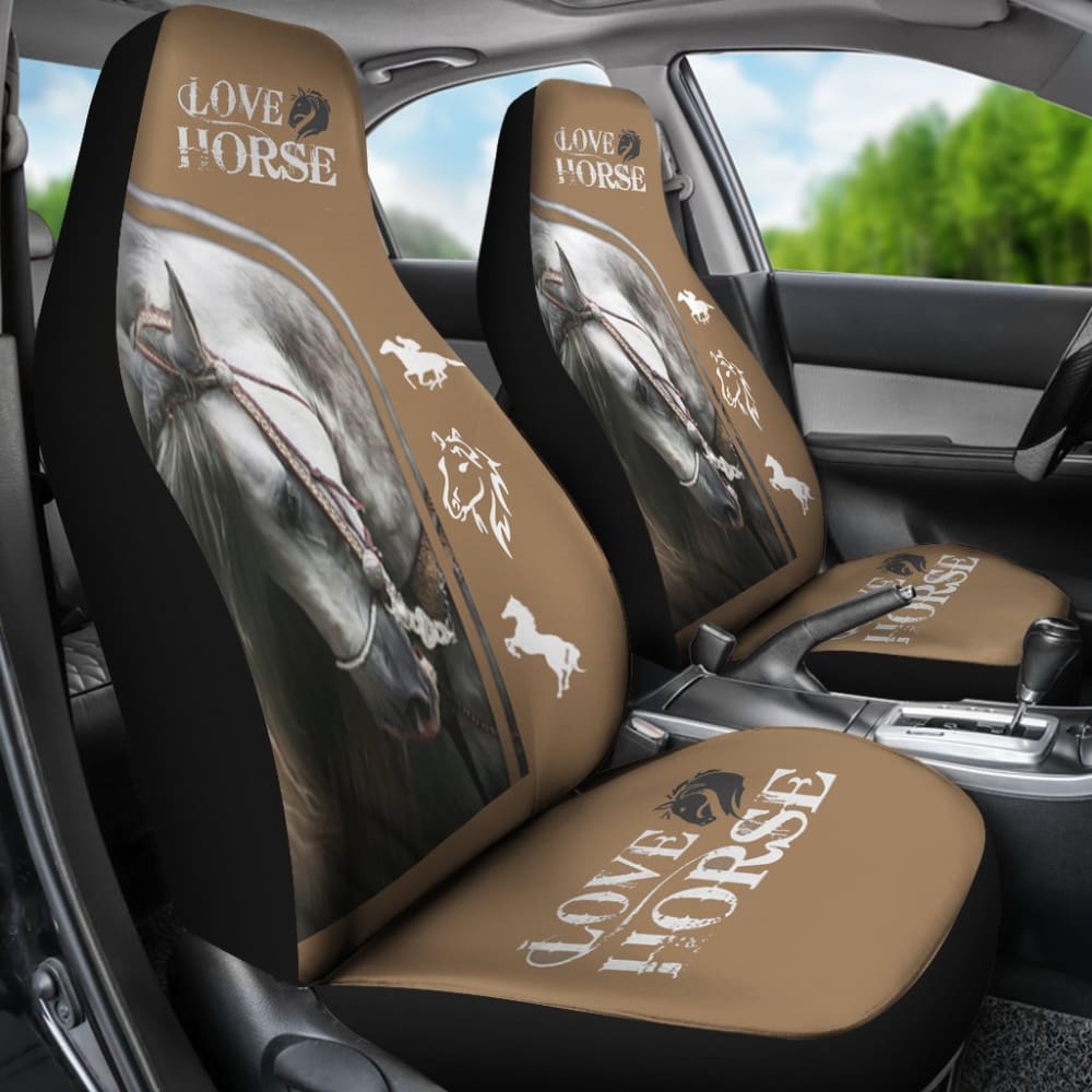 Horse Animal Car Seat Covers Horse Lover 184610 - YourCarButBetter
