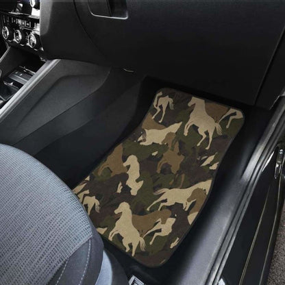 Horse Camouflage Pattern Front And Back Car Mats 200904